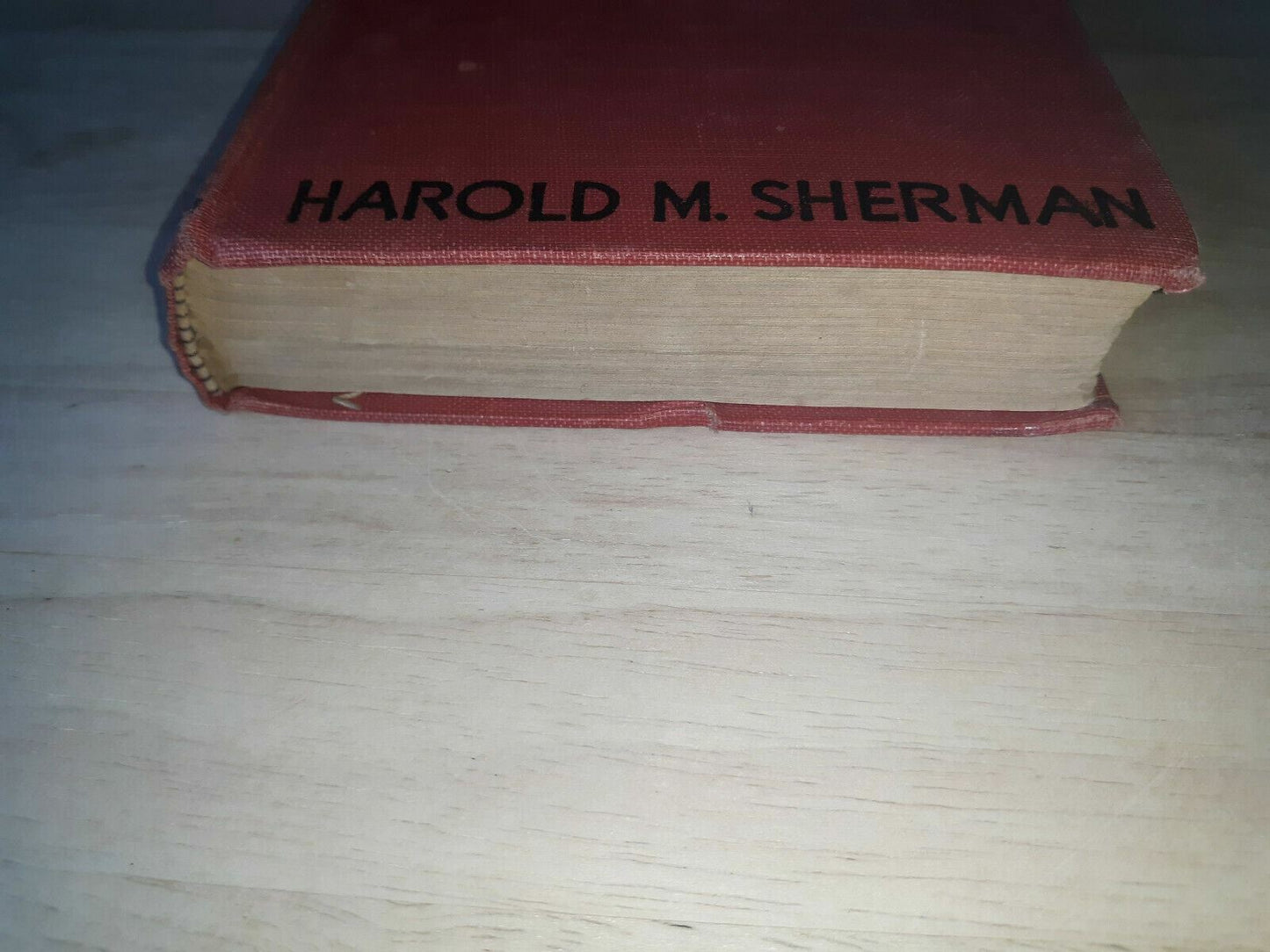 1933 Hardcover "Captain of the Eleven" written by Harold M. Sherman