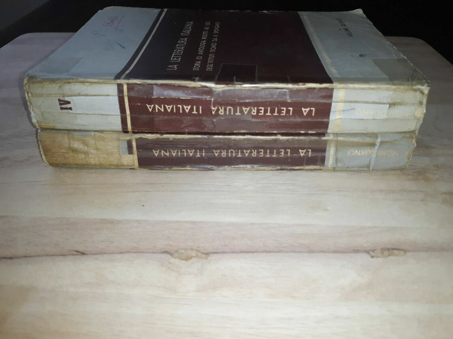 LA LETTERATURA ITALIANA Storia antologia Momigliano Vol Quarto Terzo 1952 1953