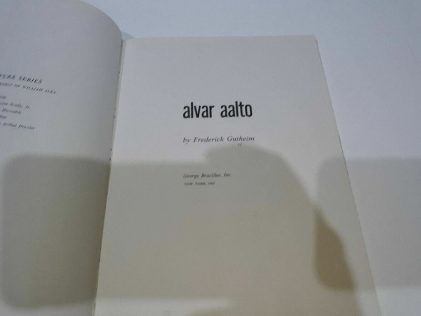 Alvar Aalto: Masters of World Architecture Series 1960 Gutheim
