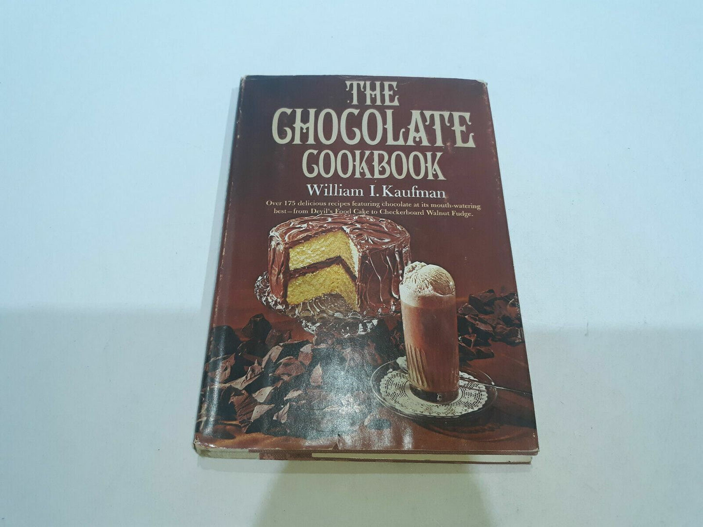The CHOCOLATE COOKBOOK by William I Kaufman, 1968 1st Ed in DJ