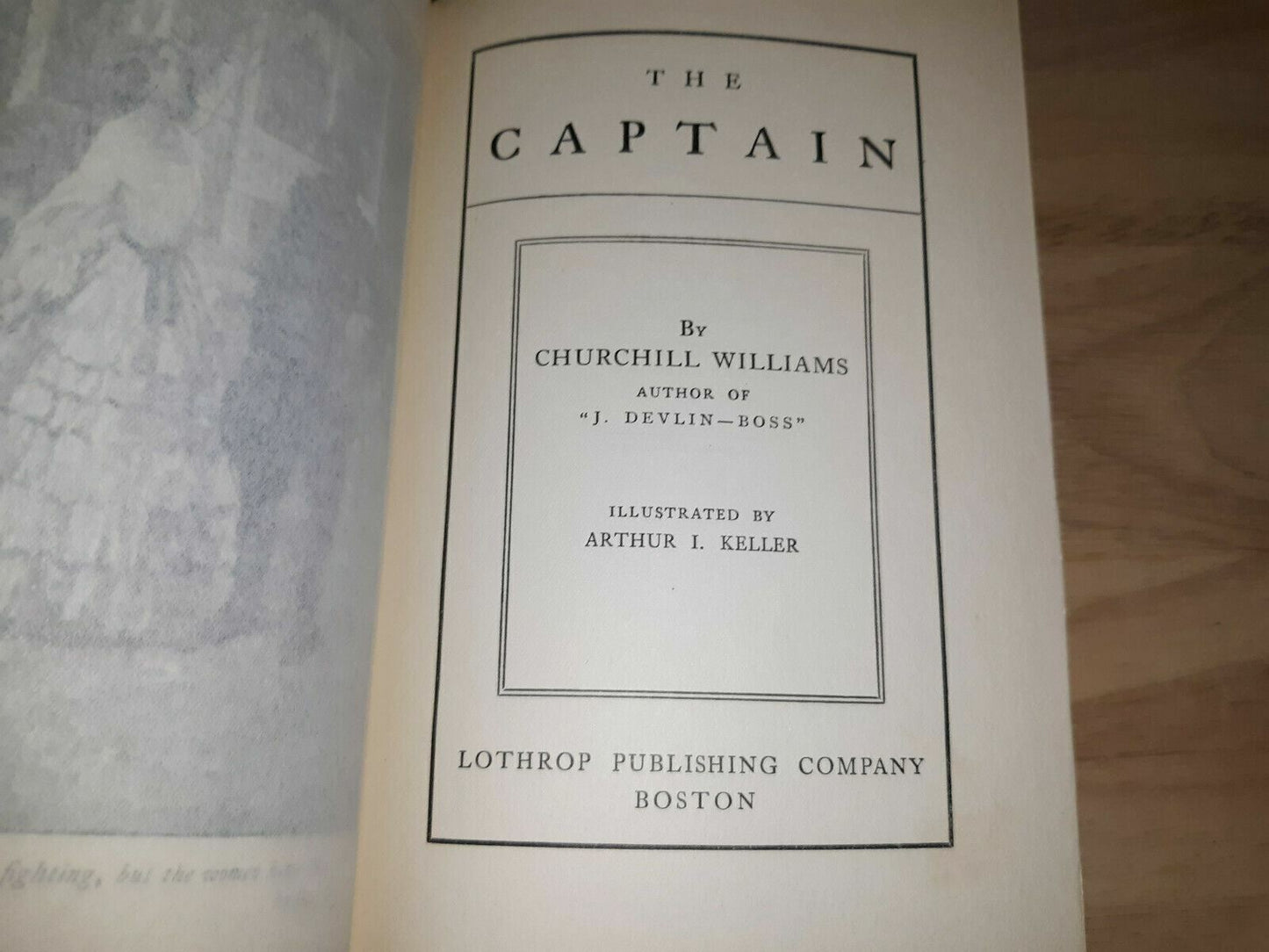 Churchill WILLIAMS / The Captain First Edition 1903