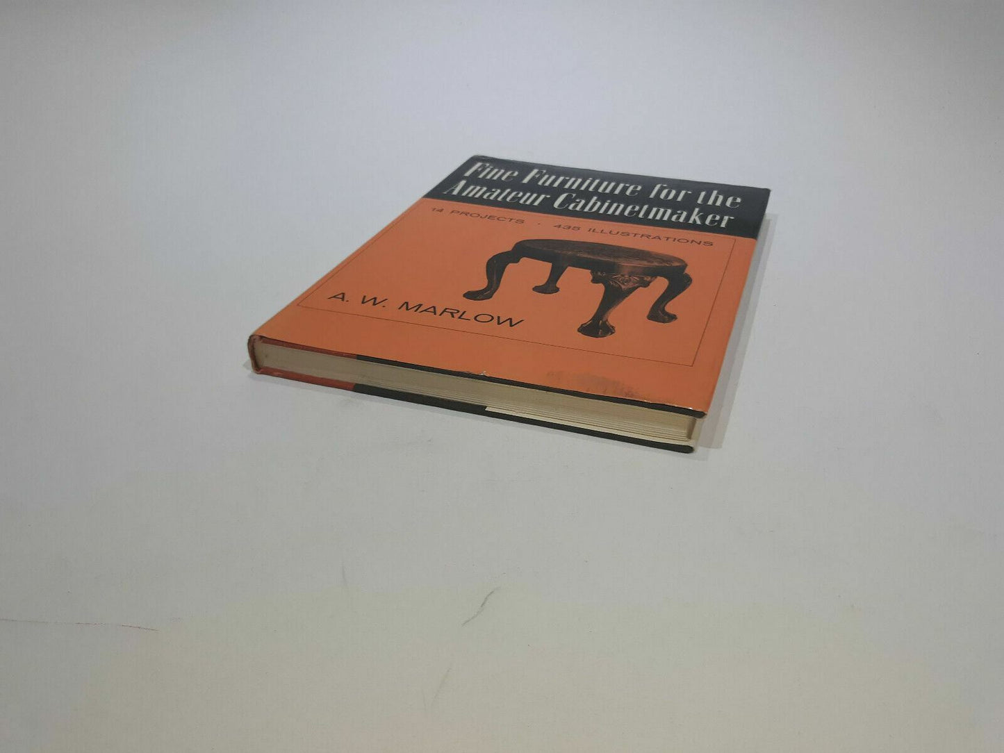 Fine Furniture For The Amateur Cabinetmaker by A. W. Marlow 1955 HC/DJ Illust