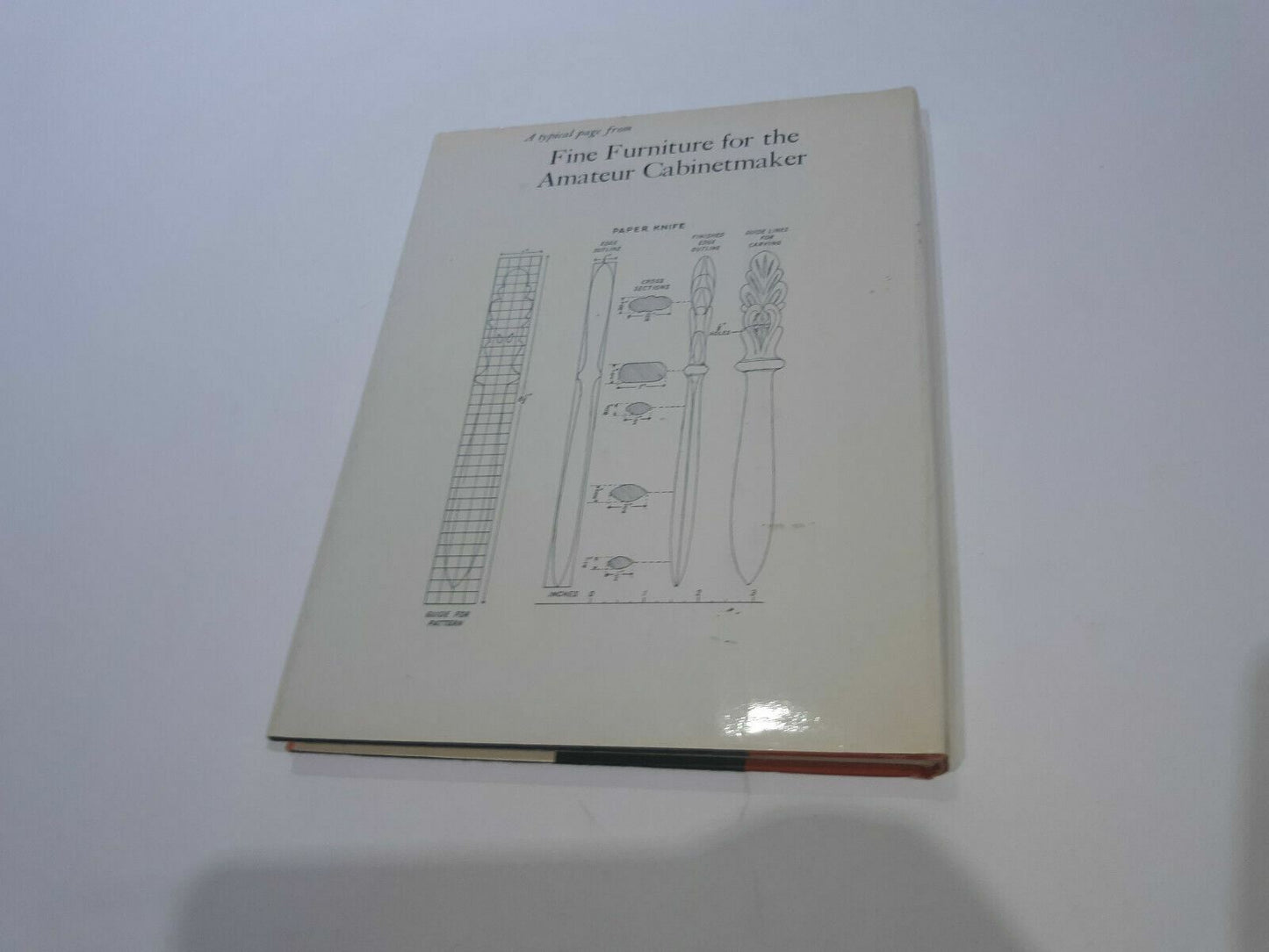 Fine Furniture For The Amateur Cabinetmaker by A. W. Marlow 1955 HC/DJ Illust