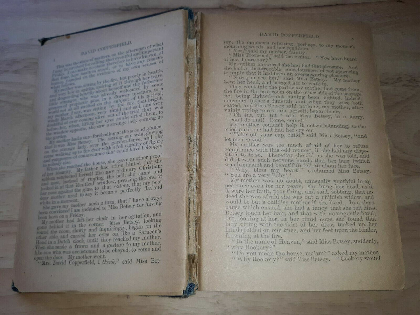 1887 Personal History Of David Copperfield By Charles Dickens Vol 1 Illustration