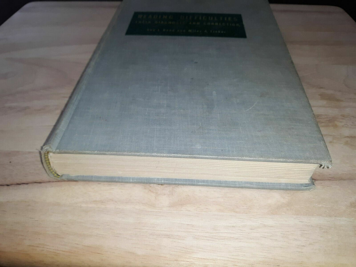 Reading Difficulties - Their Diagnosis and Correction by Bond and Tinker 1957 HC