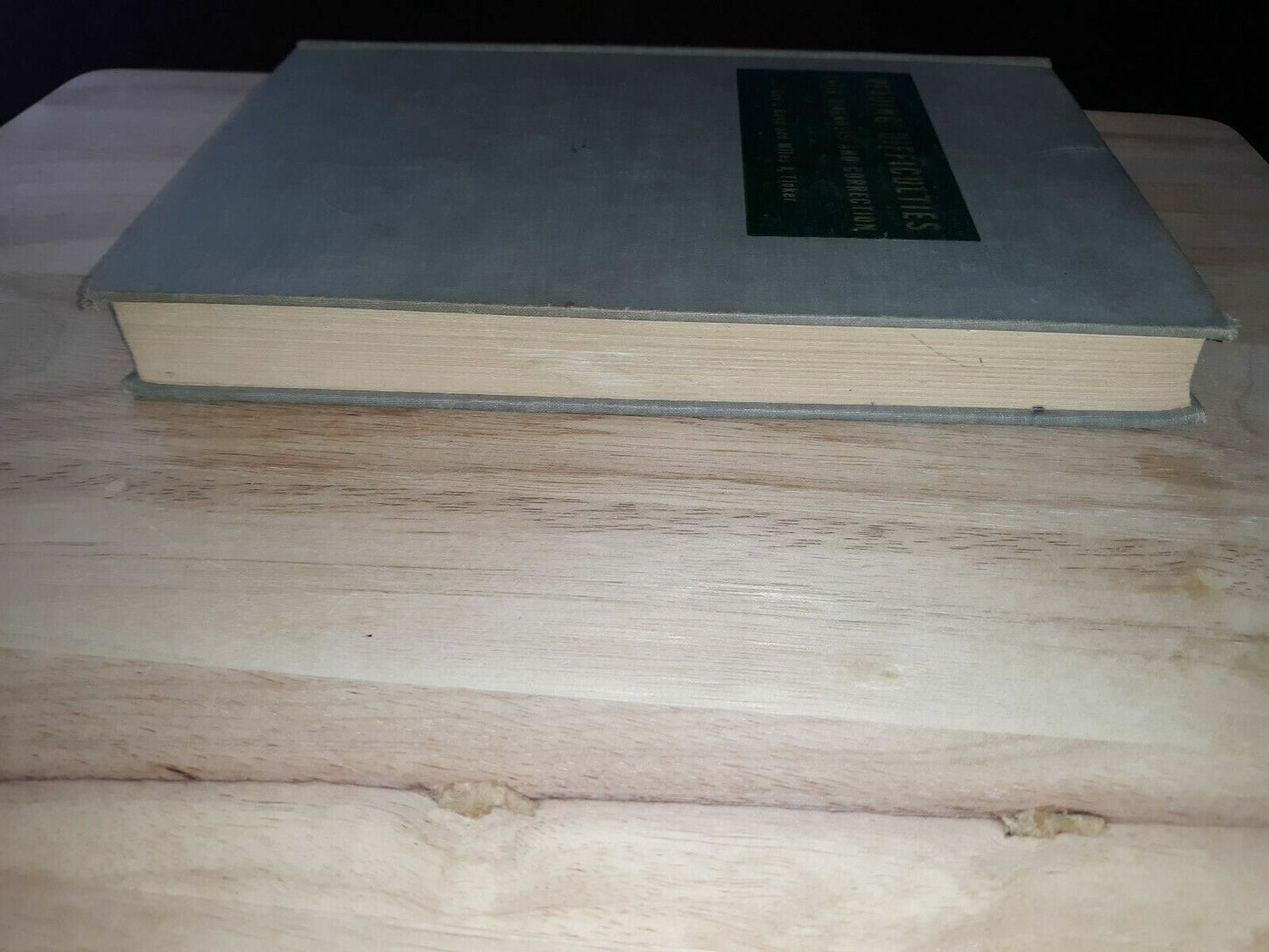 Reading Difficulties - Their Diagnosis and Correction by Bond and Tinker 1957 HC