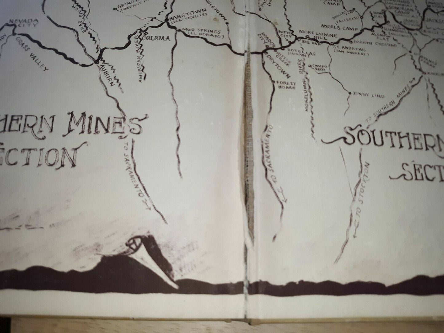 1948 Hardcover Book - Mother Lode Album. The California Gold Rush Signed