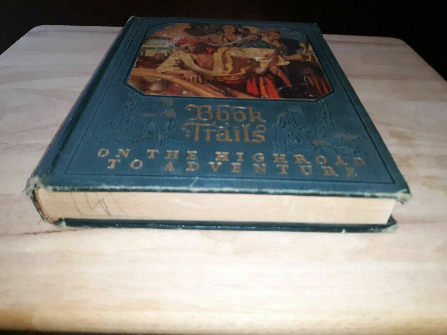 Vintage- Book Trails: On the Highroad to Adventure Vol. 4 1928