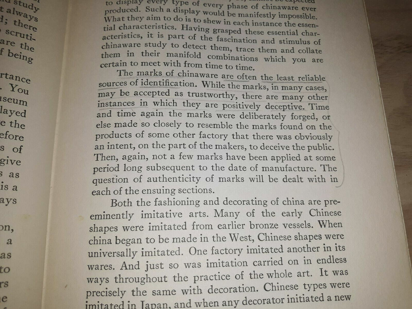 1925 The Practical Book of Chinaware by Eberlein & Ramsdell