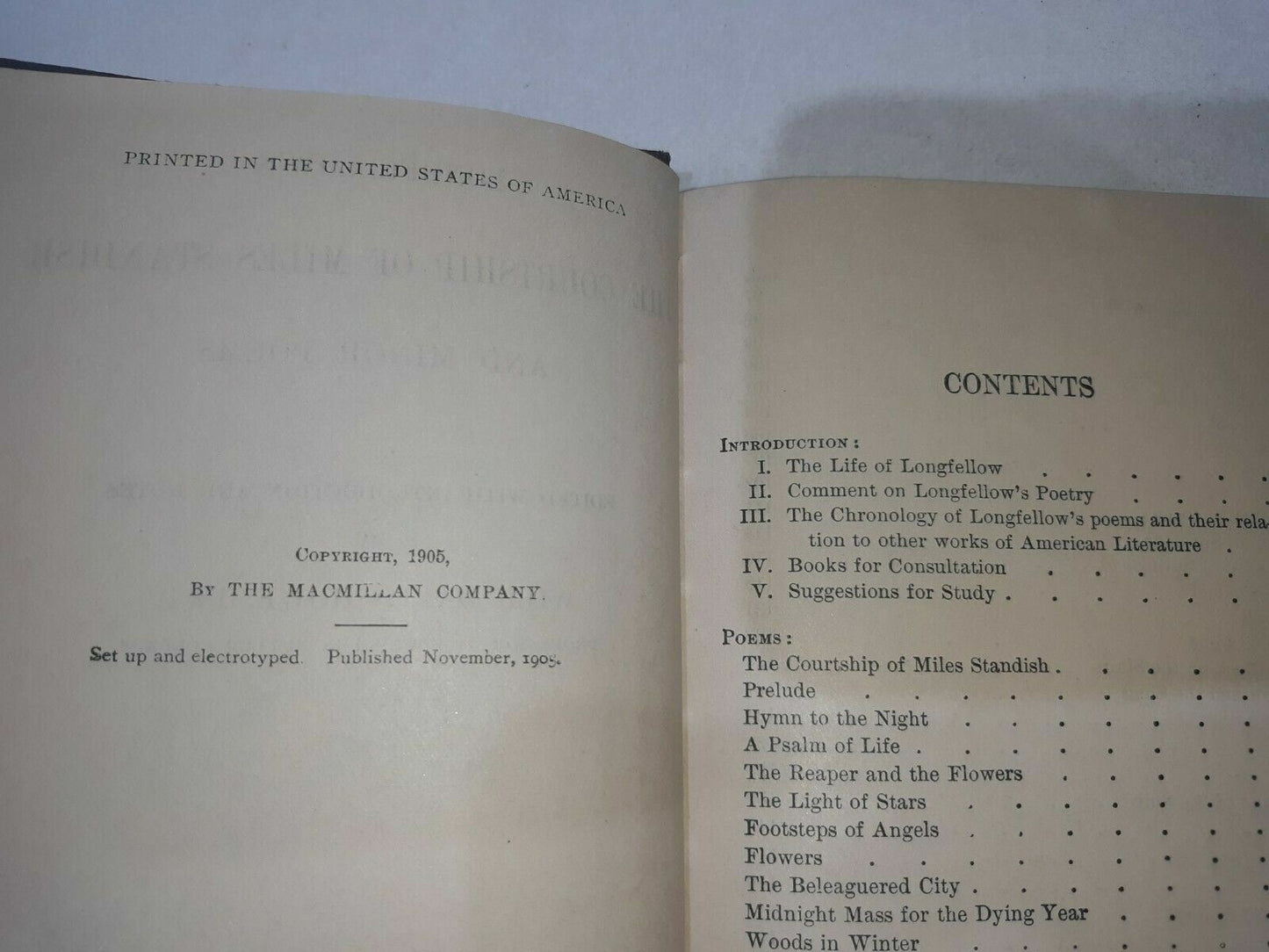 1925 Longfellows Courtship Of Miles Standish Howe Macmillan