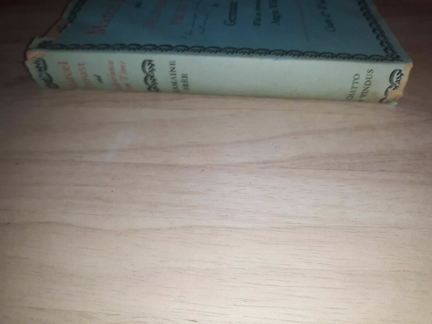 1956 Marcel Proust And Deliverance From Time Germaine Bree