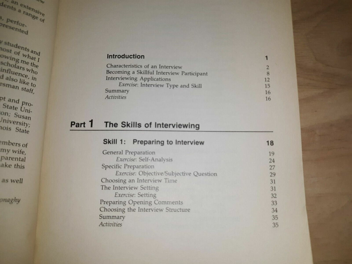 Interview : Slills Applications by William C. Donaghy (1984)