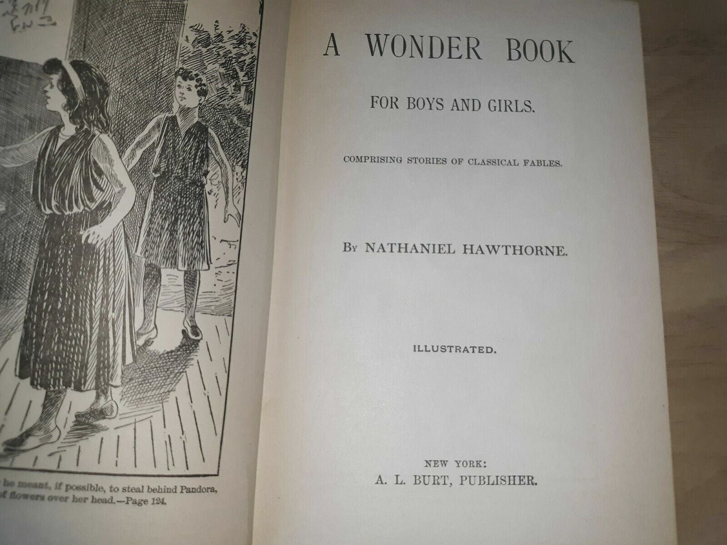 A Wonder Book For Girls And Boys Nathaniel Hawthorne Home Library