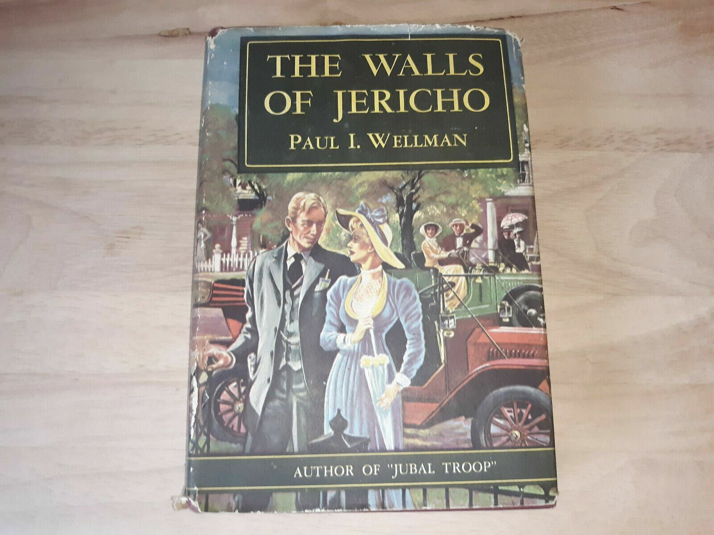 1947 The Walls of Jericho Book by Paul Wellman - Hardcover with Dust Jacket