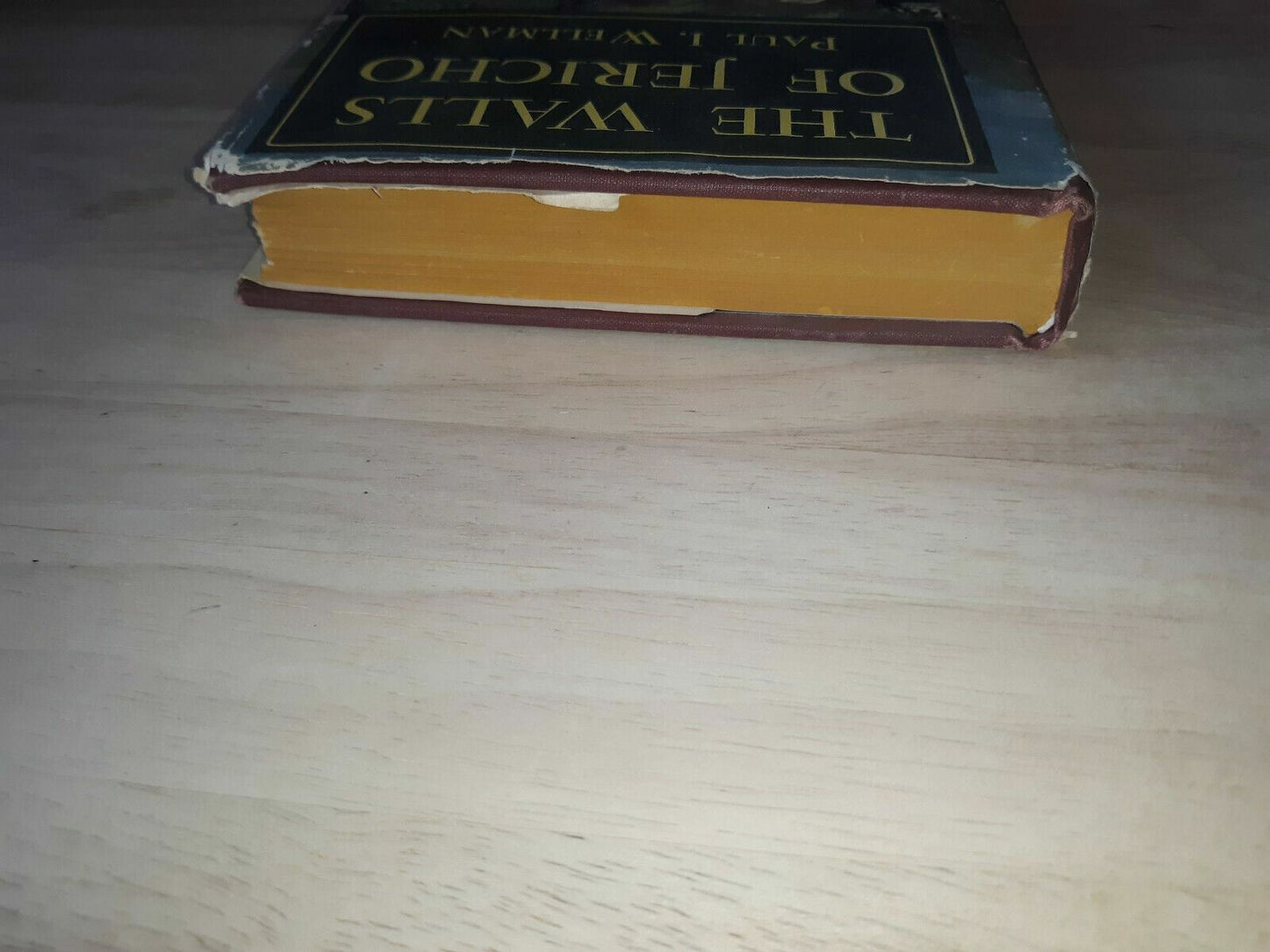 1947 The Walls of Jericho Book by Paul Wellman - Hardcover with Dust Jacket