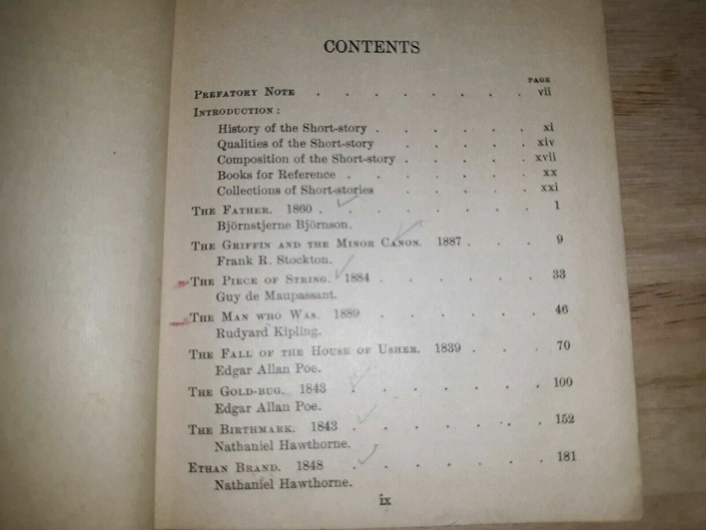 A Collection Of Short Stories Pittenger 1916 Macmillan Pocket Classics