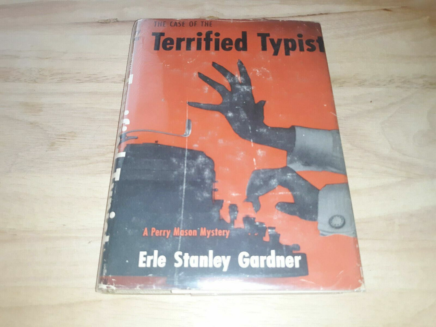 1956 The Case Of The Terrified Typist by Erle Stanley Gardner Hardcover With DJ