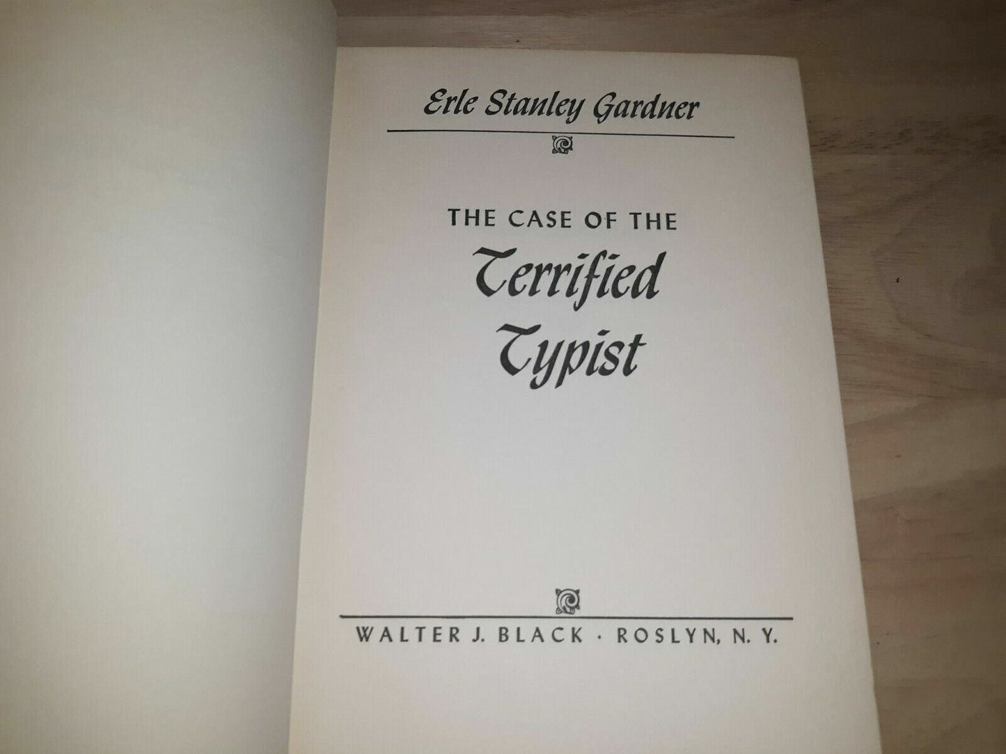1956 The Case Of The Terrified Typist by Erle Stanley Gardner Hardcover With DJ