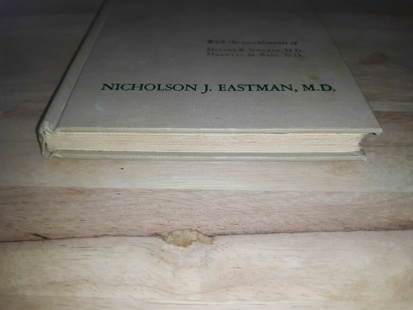 1957 Expectant Motherhood Johns Hopkins Nicholson Eastman 3rd Edition 10th Print
