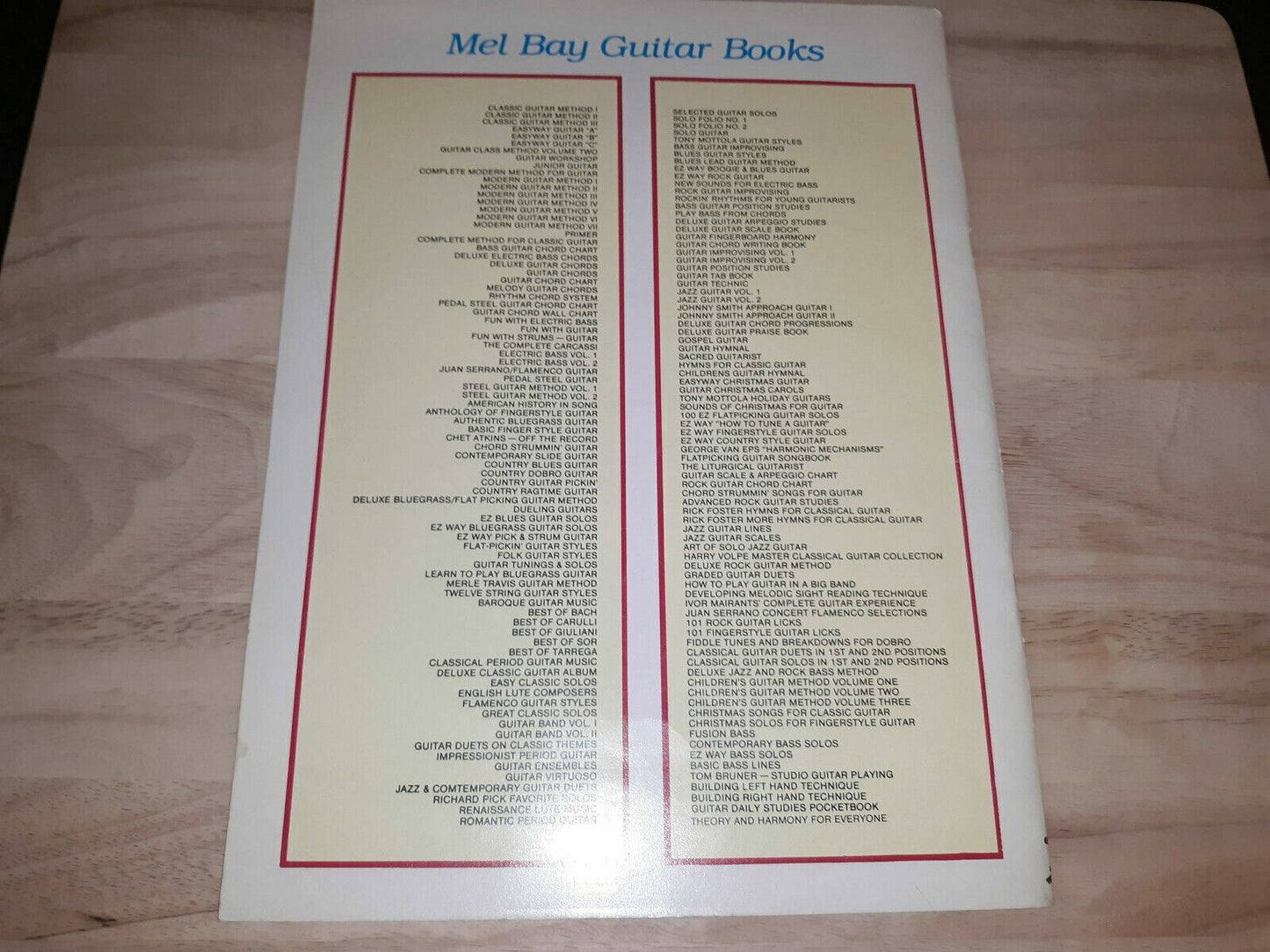 Mel Bay's FUN WITH THE GUITAR Instruction & Music book Easy Songs 1970