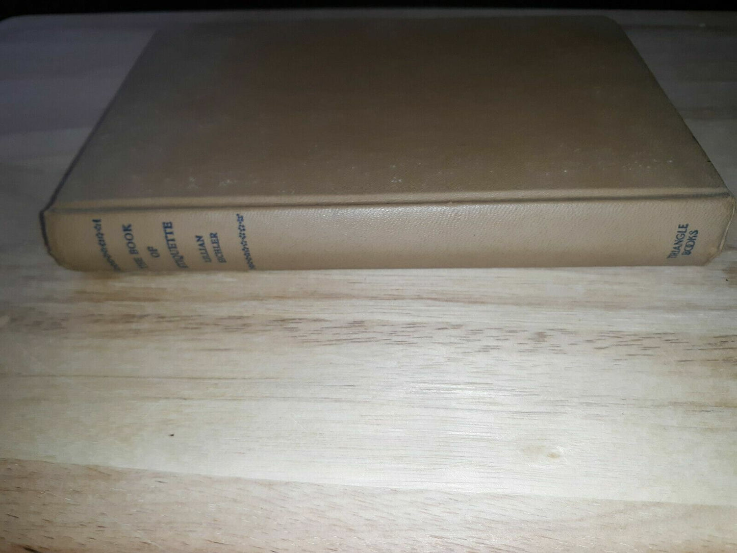 1948 The Book Of Etiquette Eichler Triangle Books Hardcover