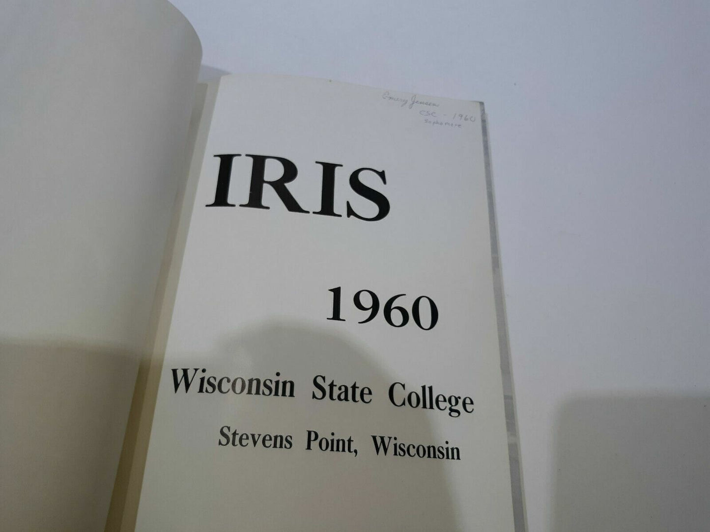 1960 Iris Yearbook Central State College (UW-Stevens Point) Wisconsin