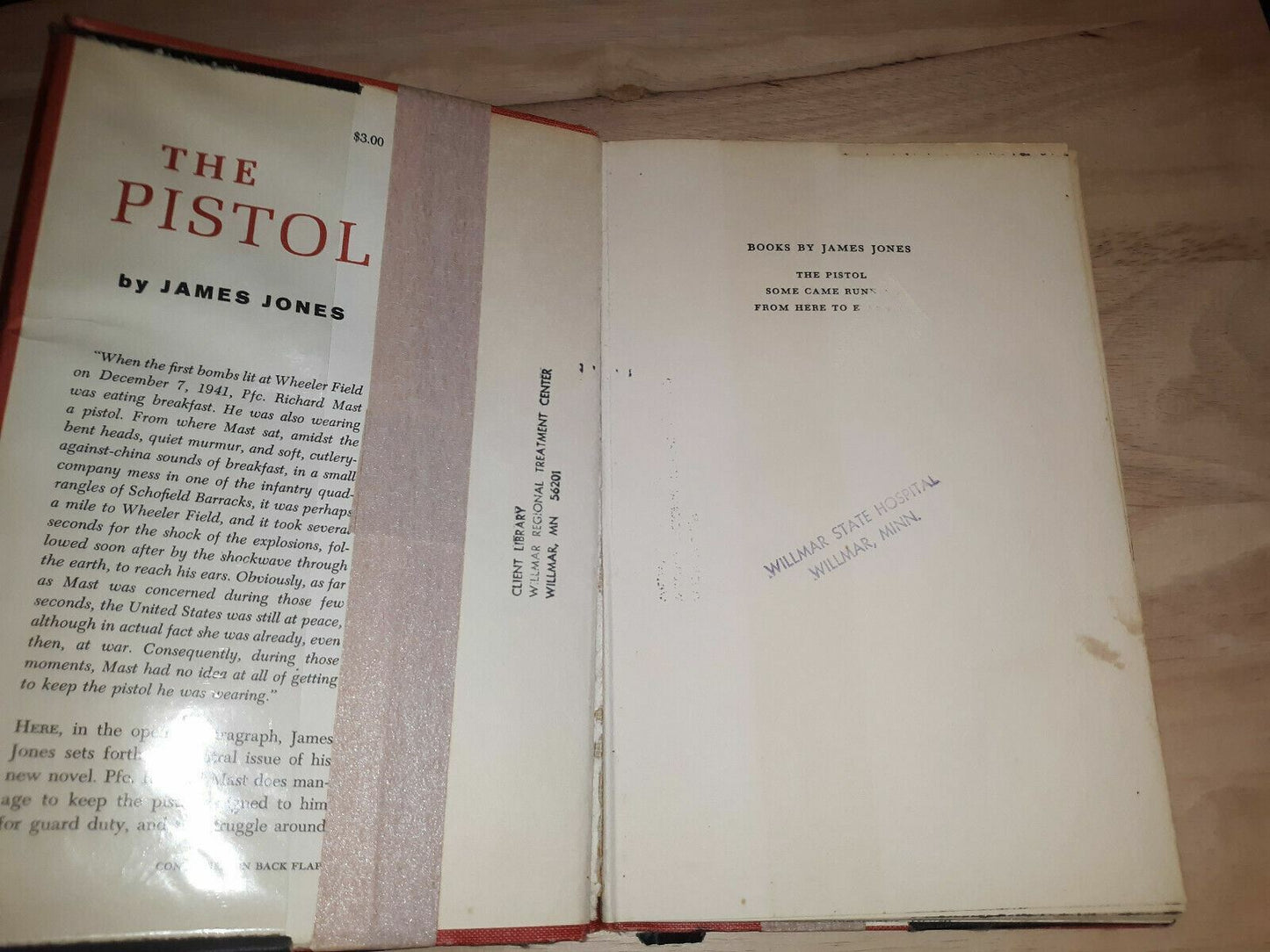 1958 1st Edition THE PISTOL By JAMES JONES HC/DJ