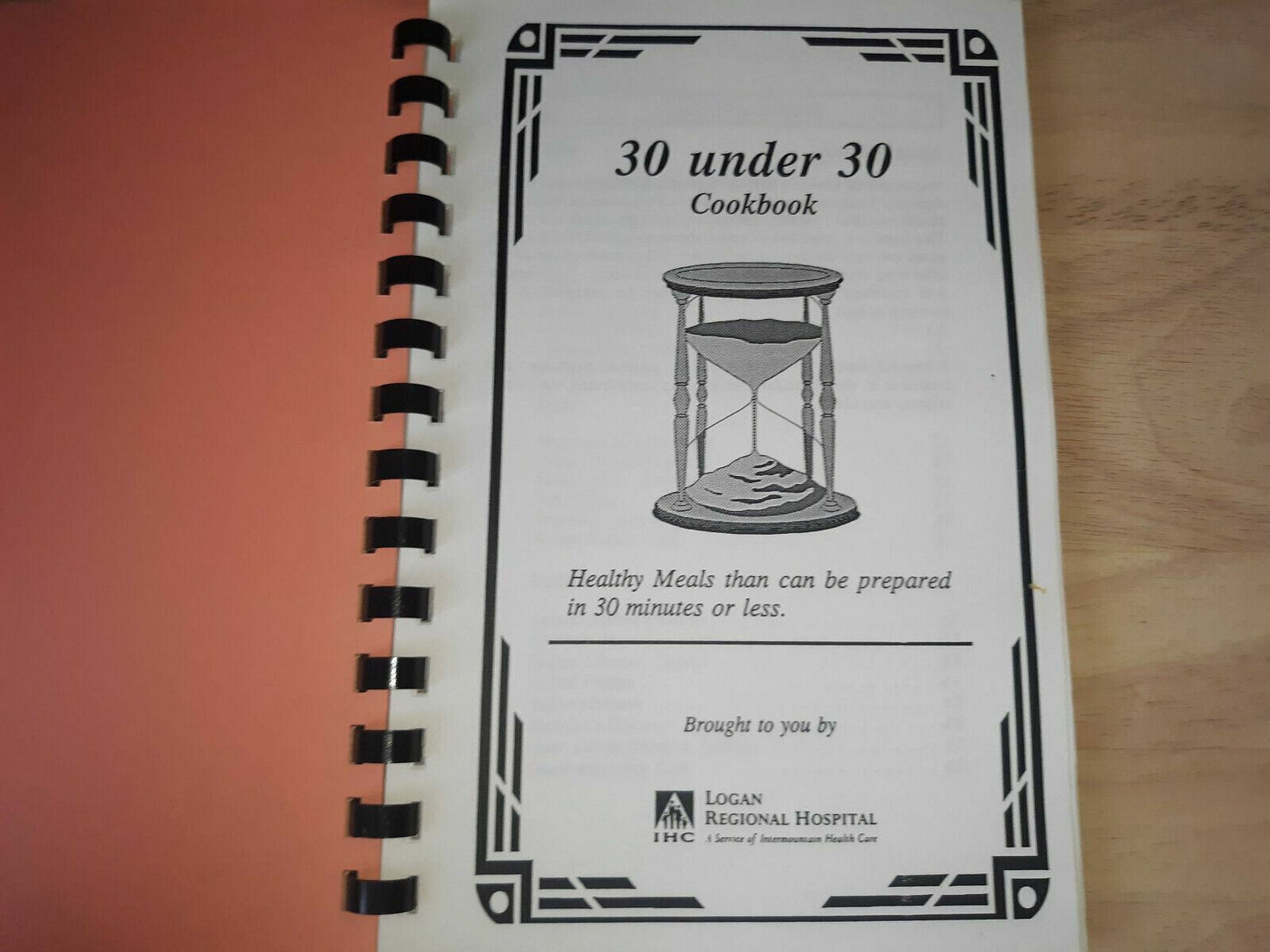 30 Under 30 Cookbook Legion Regional Hospital