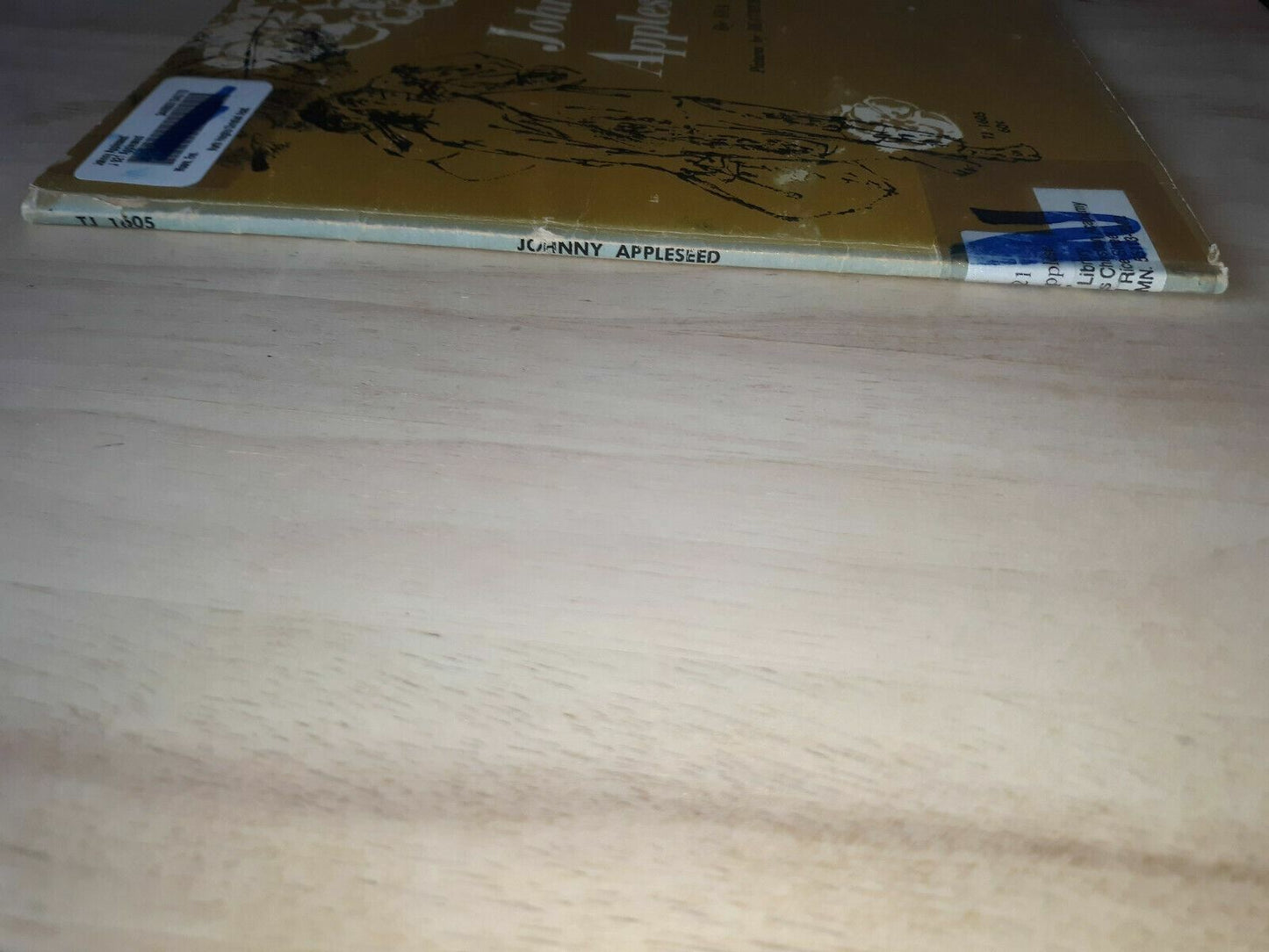 1970 Johnny Appleseed by Eva Moore Scholastic 1st Printing