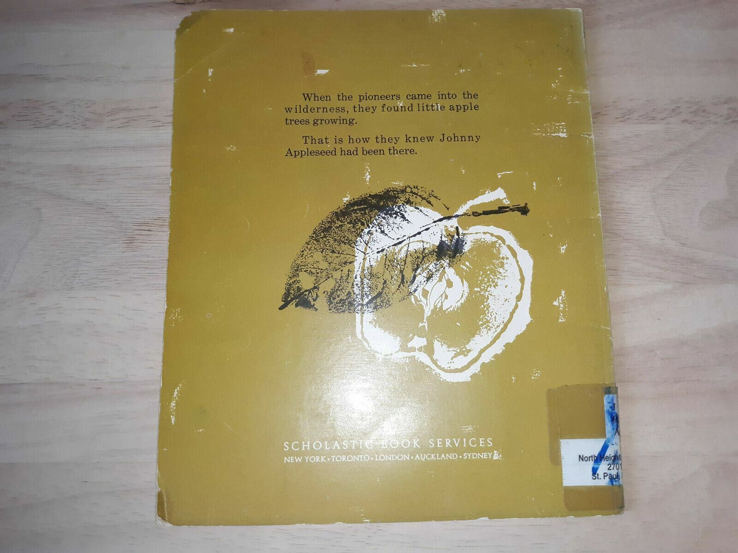 1970 Johnny Appleseed by Eva Moore Scholastic 1st Printing