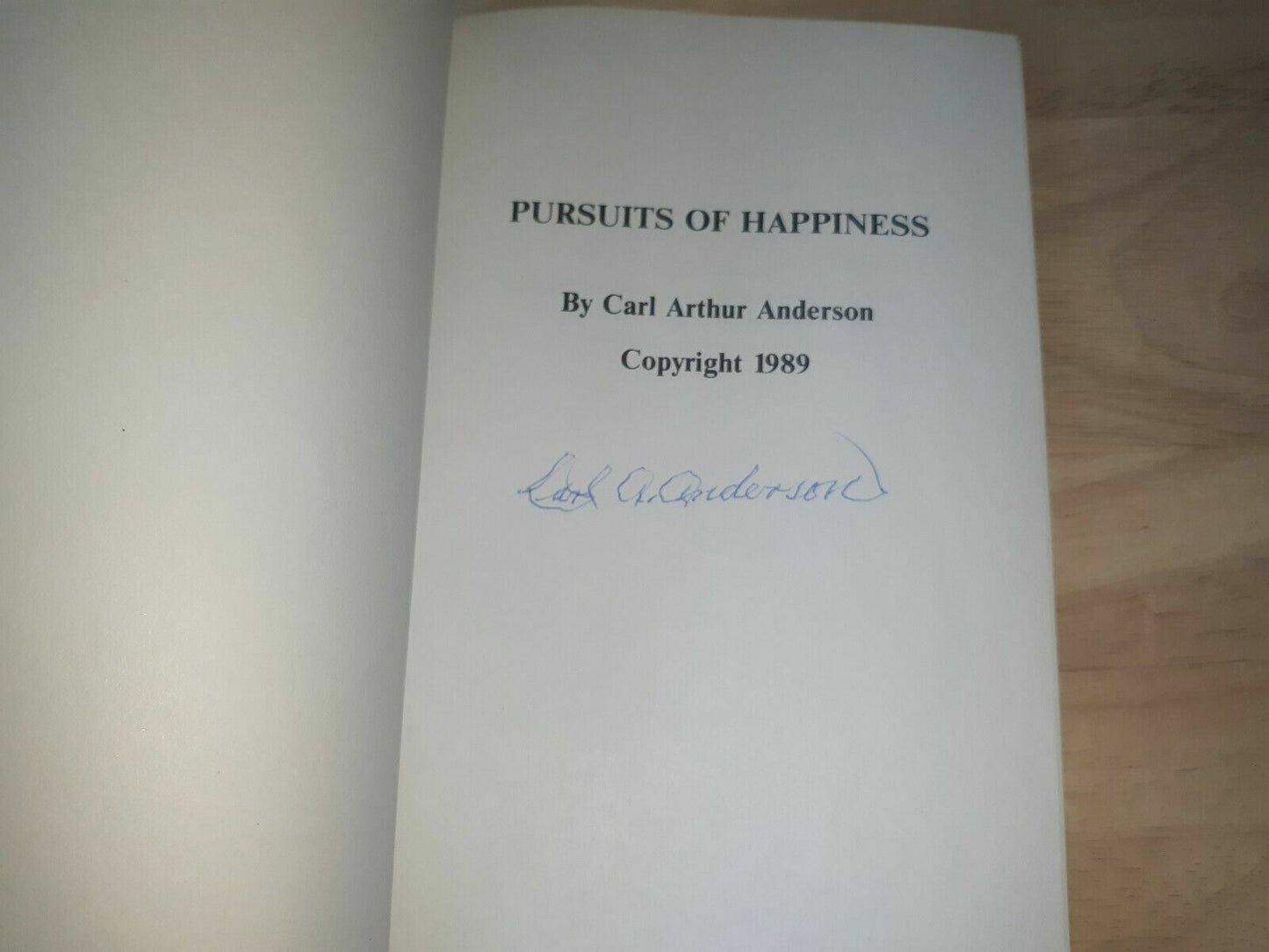 Pursuits of Happiness: A World War 1 Romantic Novelette Set in Europe Signed Car