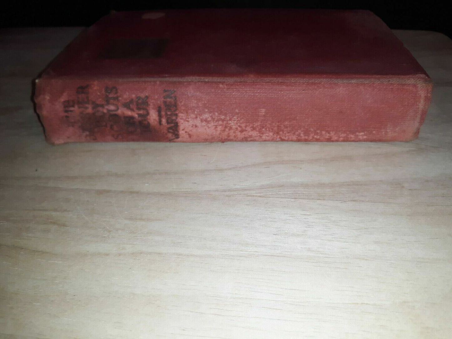 1912 Hardcover Book The Banner Boy Scouts on a Tour by George A.Warren