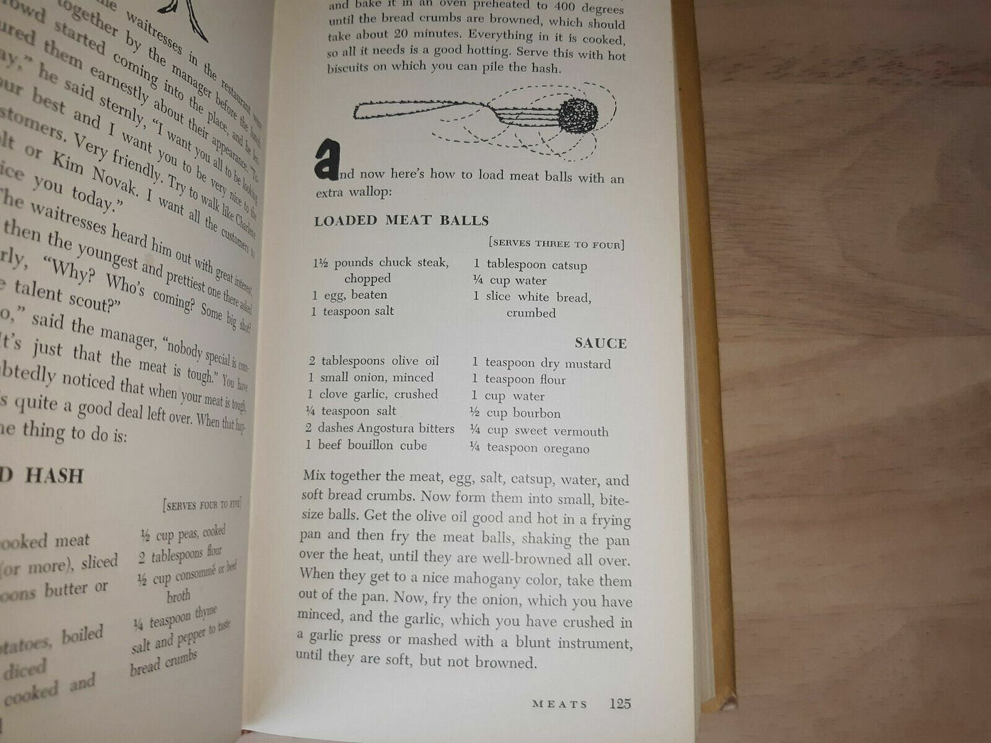 1964 ~OUR MAN IN THE KITCHEN by H.Goldberg~ Prudence Penny Cookbook HC w/ DJ