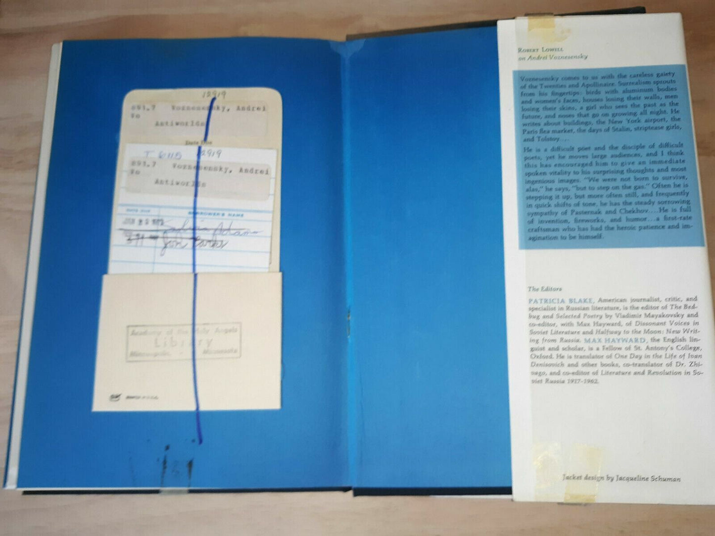 ANTIWORLDS: POETRY By Andrei Voznesensky - Hardcover 1966