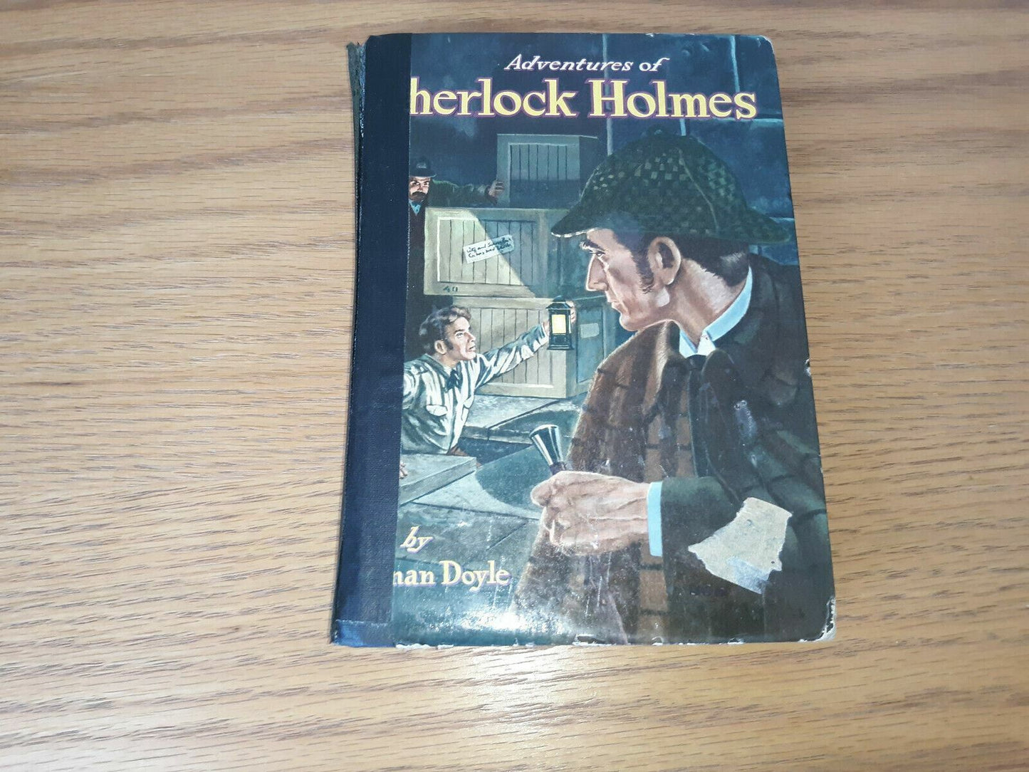1955 Adventures of Sherlock Holmes A. Conan Doyle Vintage Whitman Hardcover Book