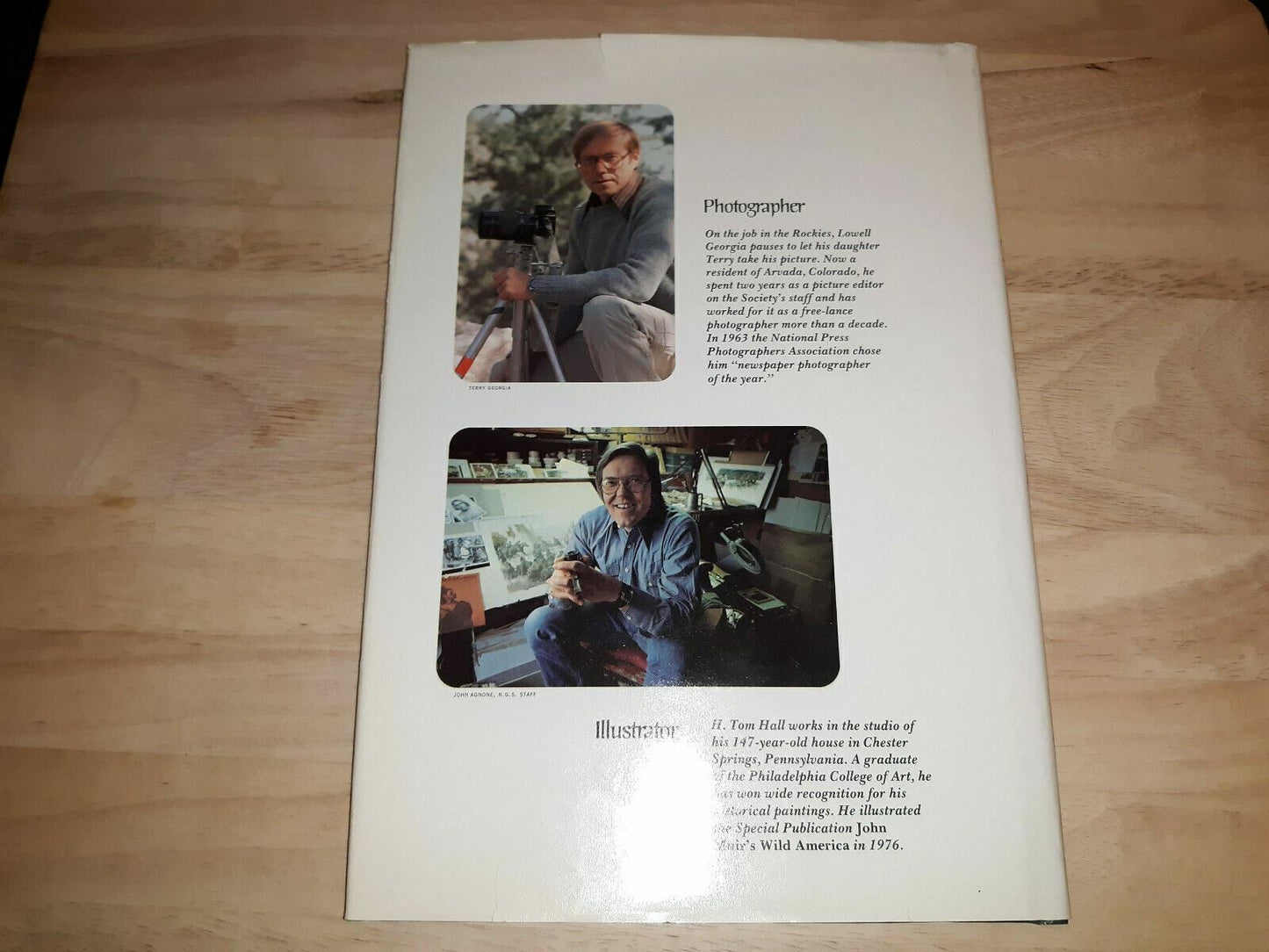 1978 INTO THE WILDERNESS National Geographic Society Publication Hardcover Book