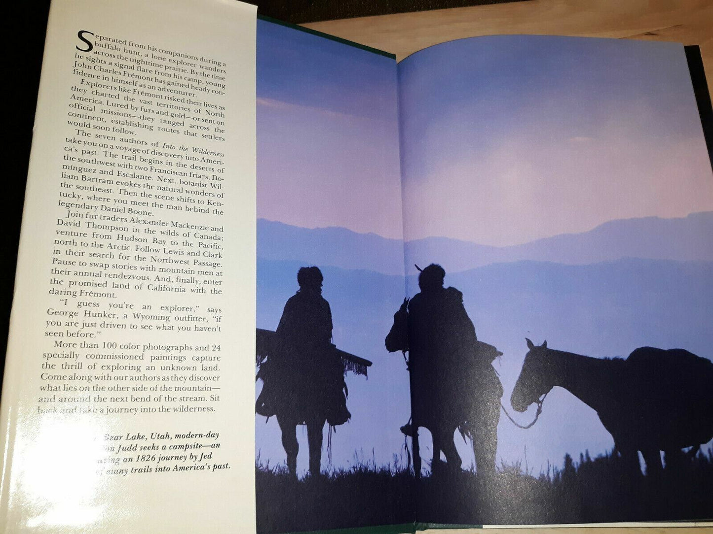 1978 INTO THE WILDERNESS National Geographic Society Publication Hardcover Book