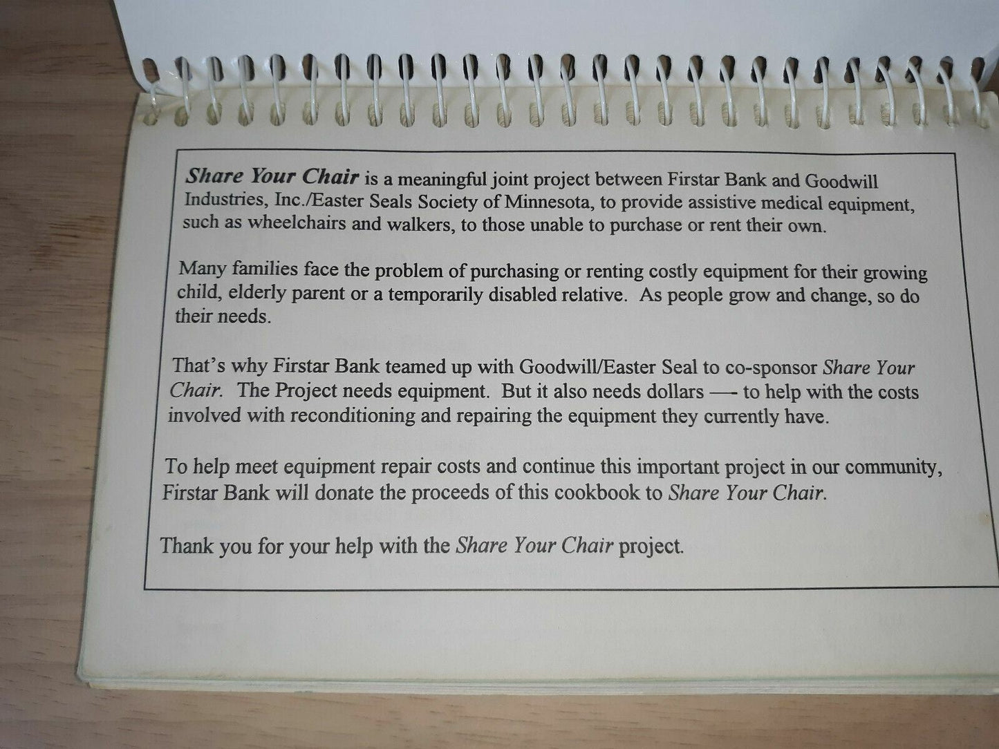 There's A Banker In My Kitchen Firstar Cookbook