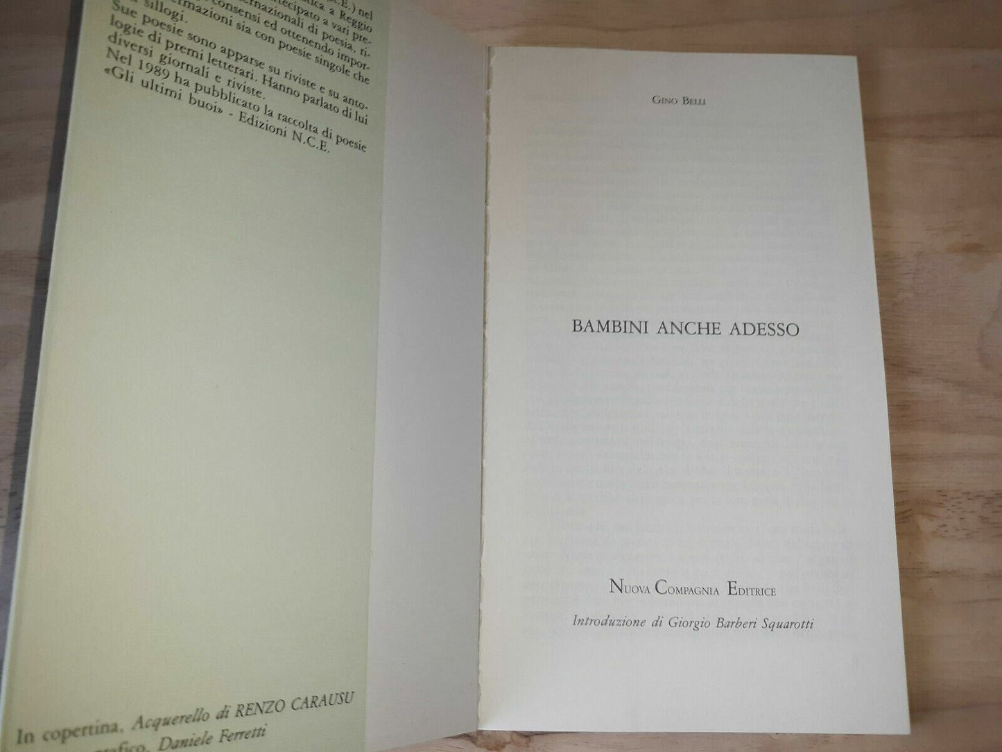 1992 Gino Belli Bambini Anche Adesso Nuova Compagnia Editrice