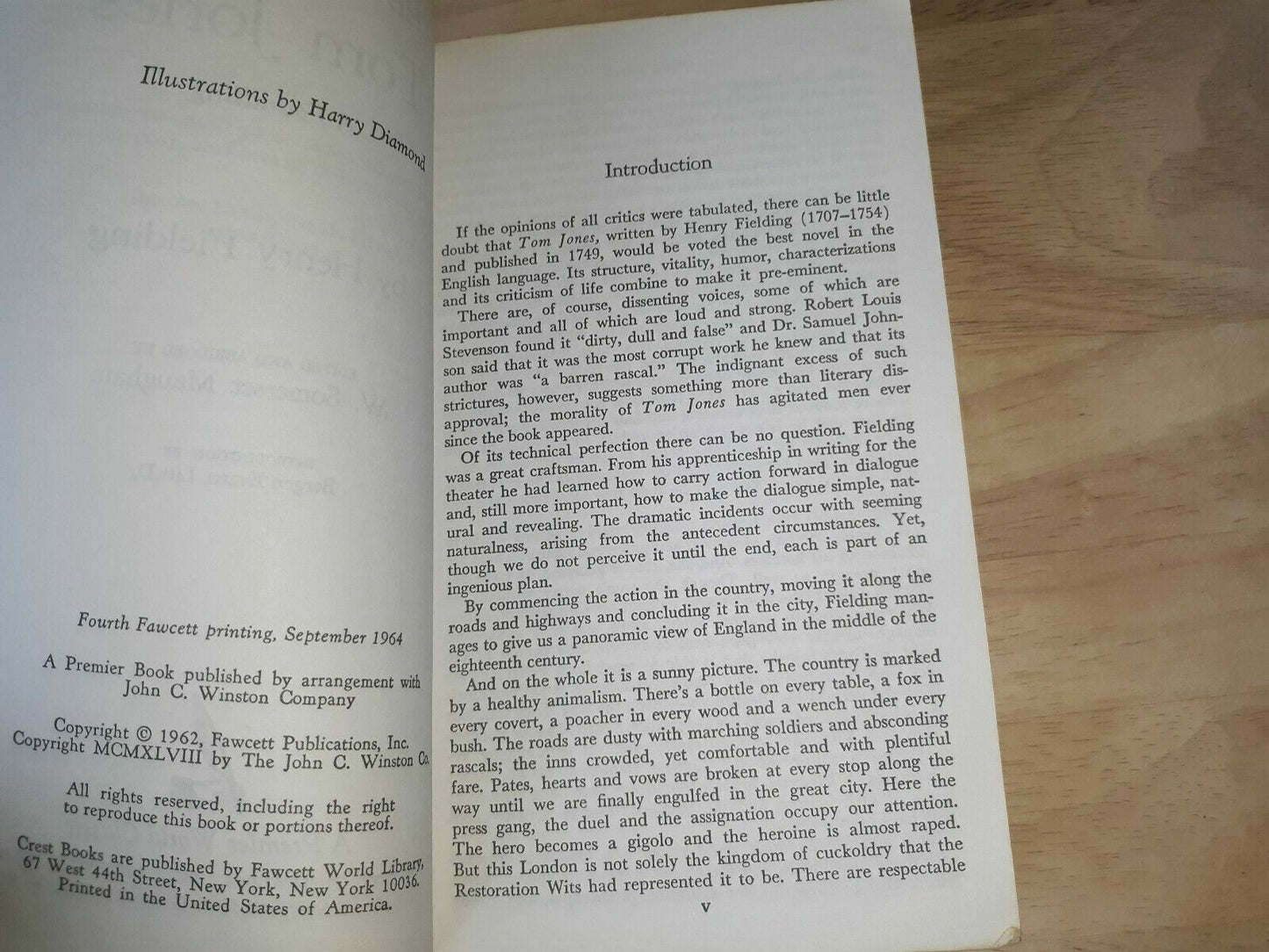 -The History of Tom Jones, A Foundling-- by Henry Fielding--1964
