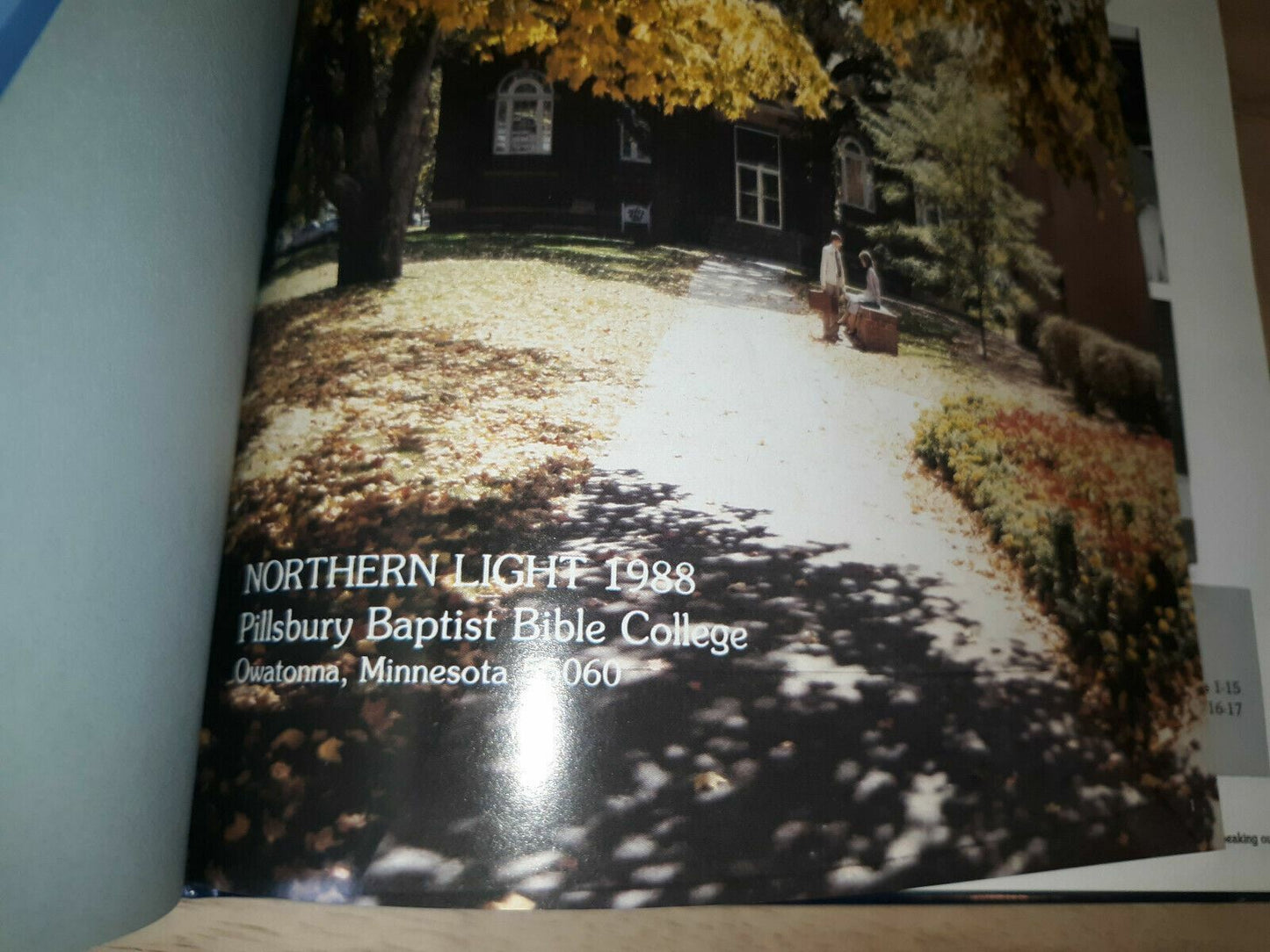Northern Light Pillsbury Baptist Bible College 1988 Minnesota Yearbook