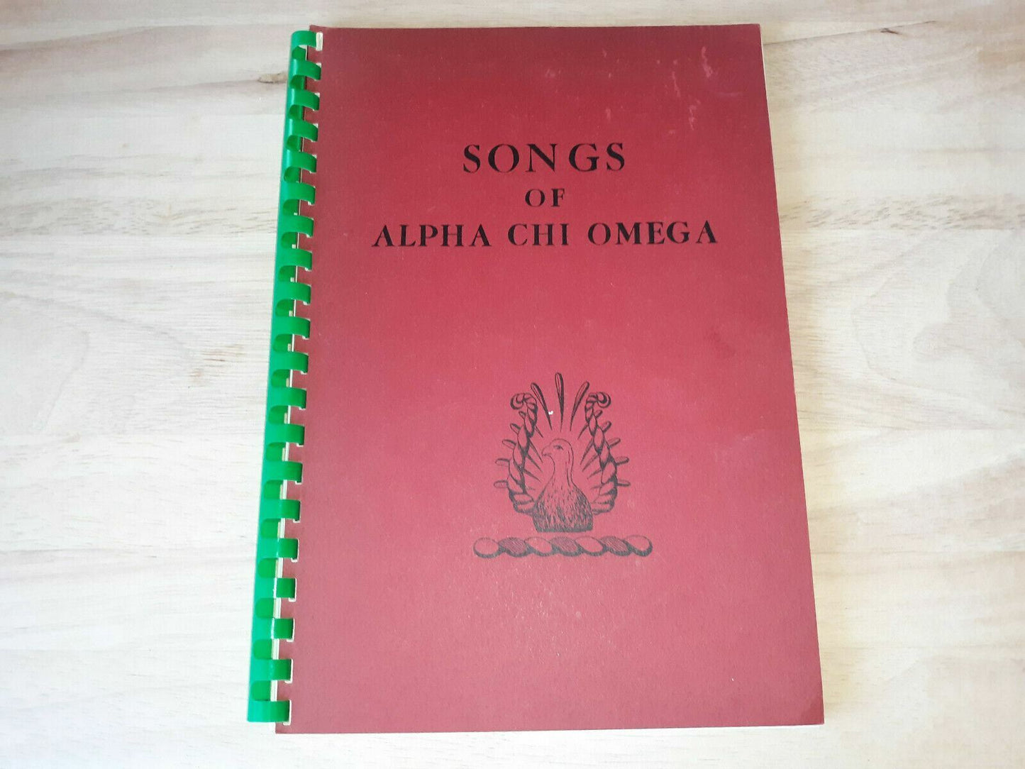 1952 Songs Of Alpha Chi Omega 11th Edition Revised