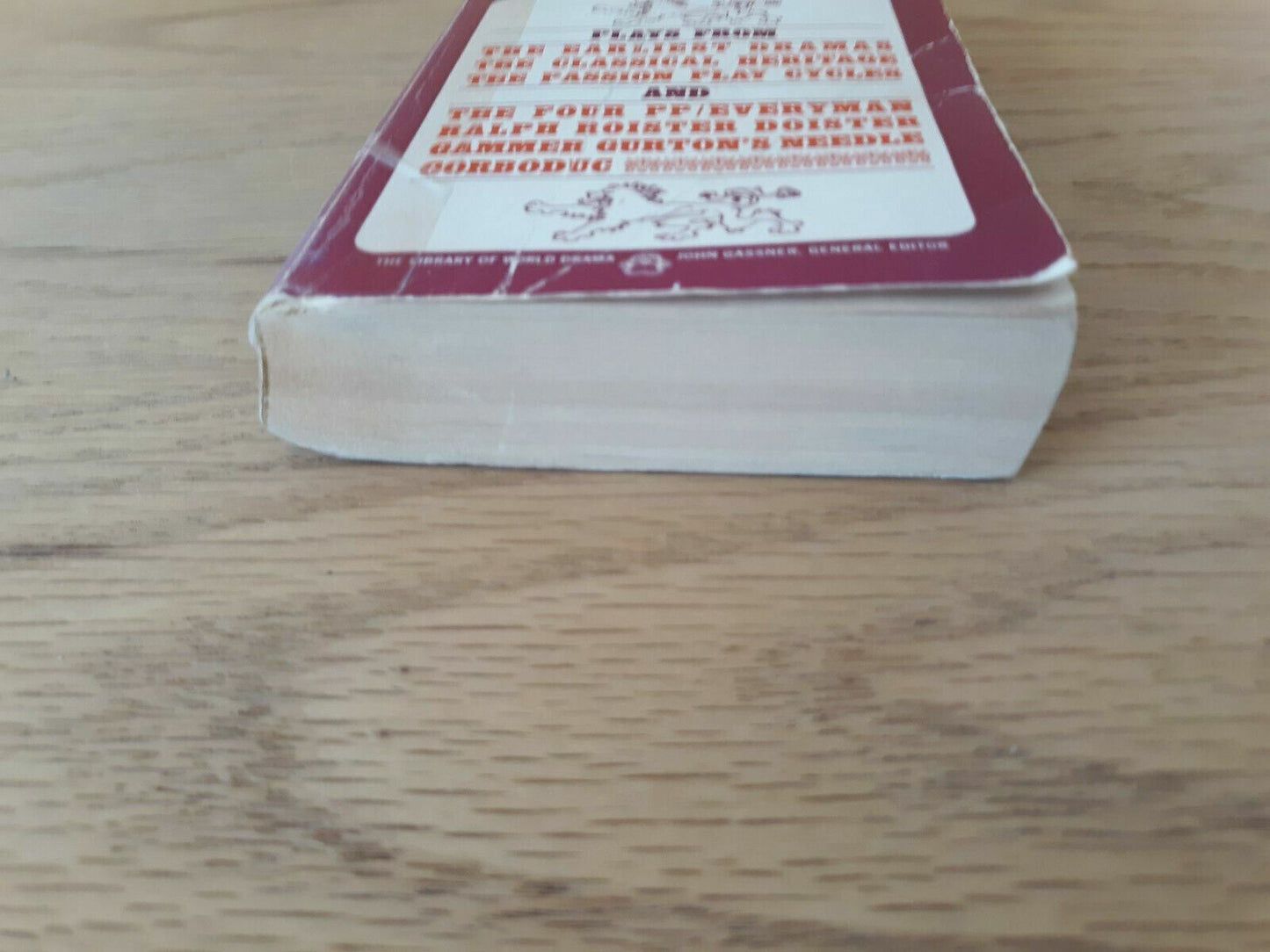 Medieval and Tudor Drama by John Gassner 1963 Bantam Paperback