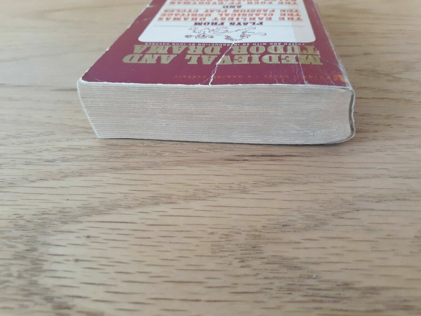 Medieval and Tudor Drama by John Gassner 1963 Bantam Paperback