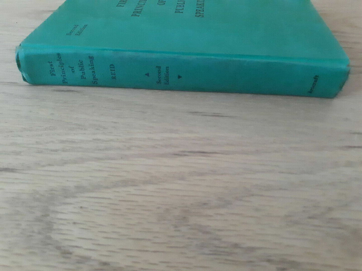 First Principles Of Public Speaking 2nd Edition Loren Reid 1967 Artcraft Press