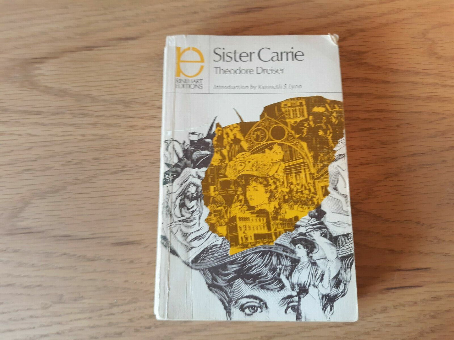 Sister Carrie by Theodore Dreiser 1957 Paperback Rinehart Editions