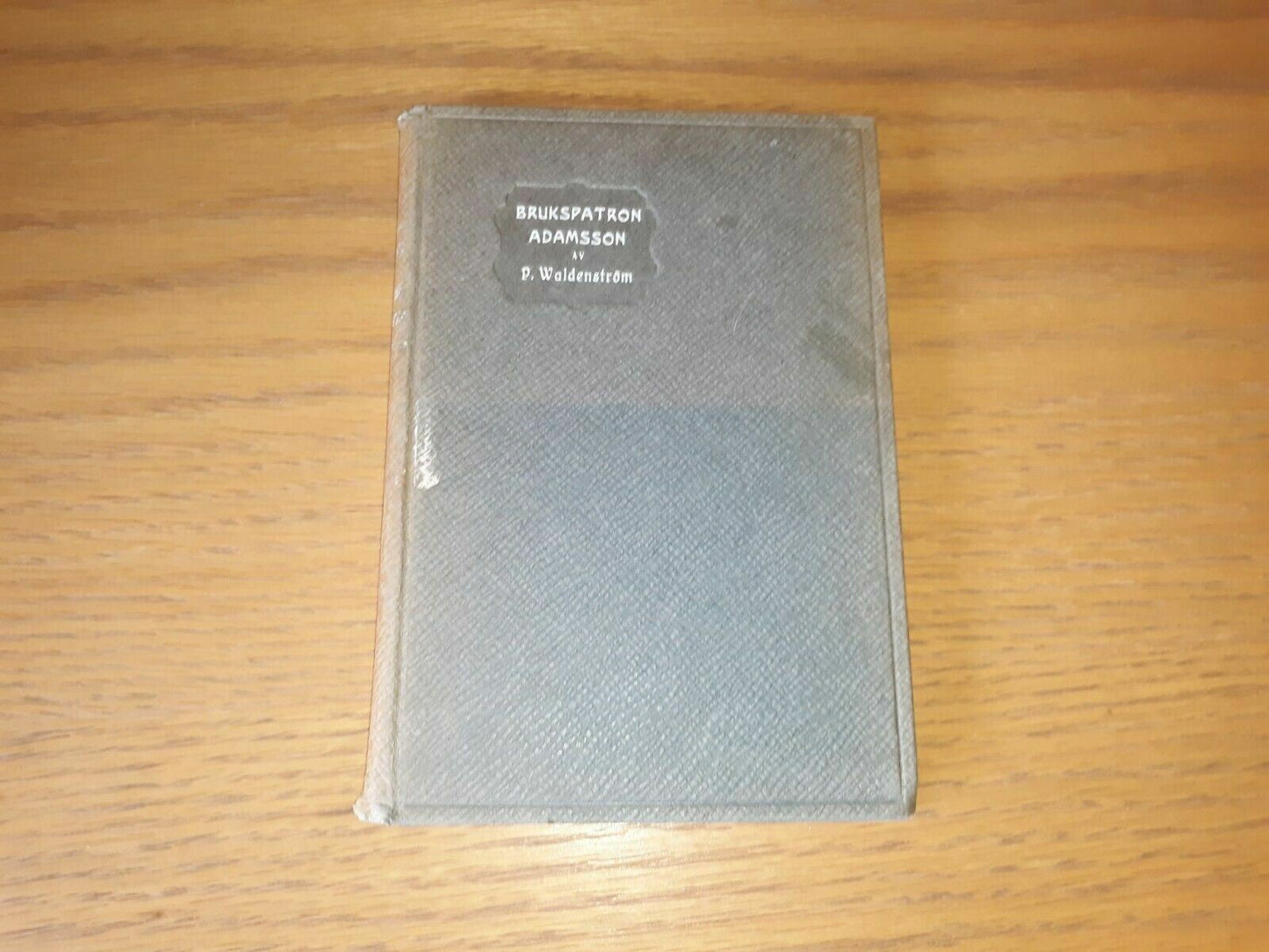 1916 Brukspatron Adamsson P. Waldenstrom Stockholm