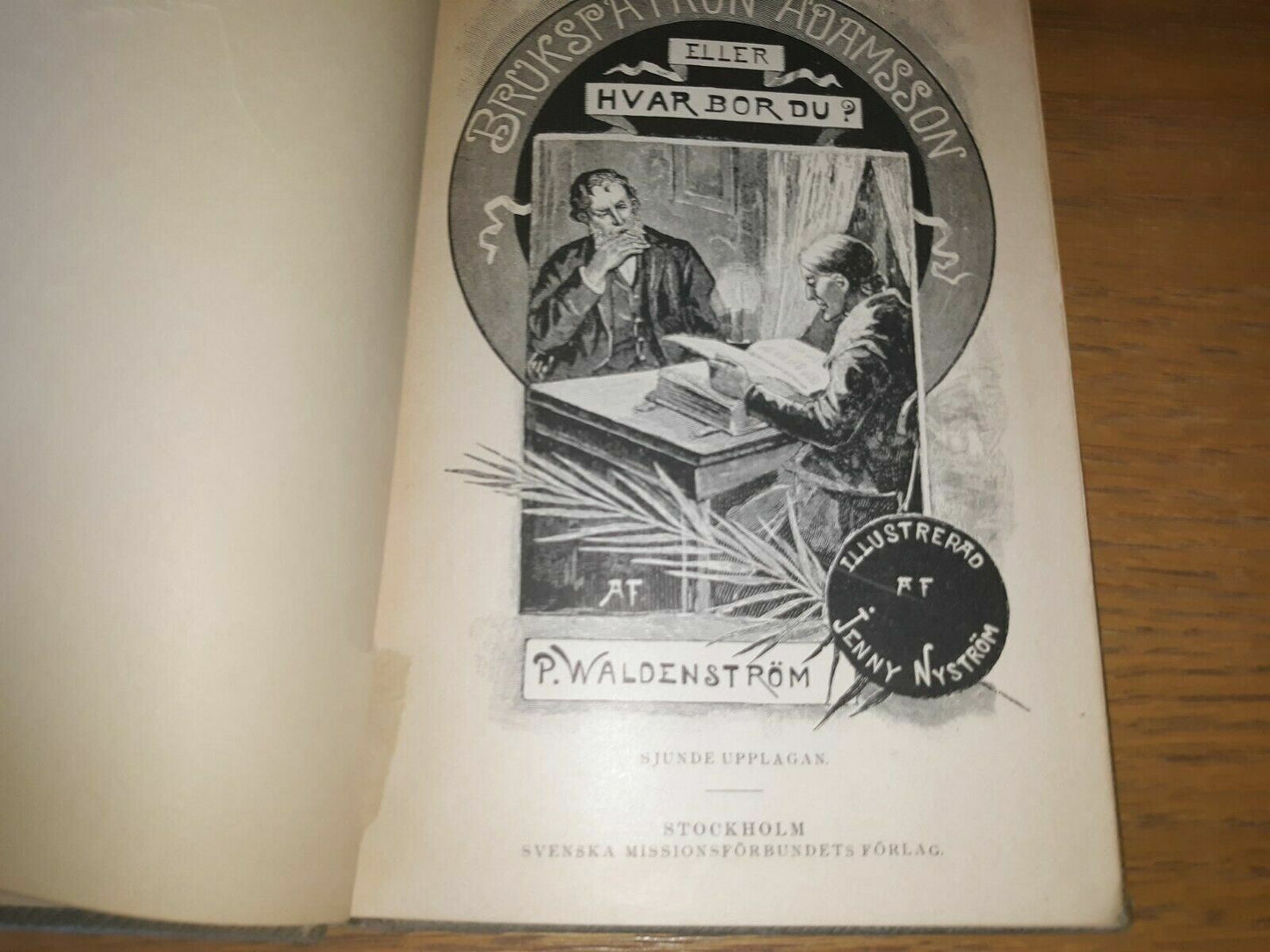1916 Brukspatron Adamsson P. Waldenstrom Stockholm