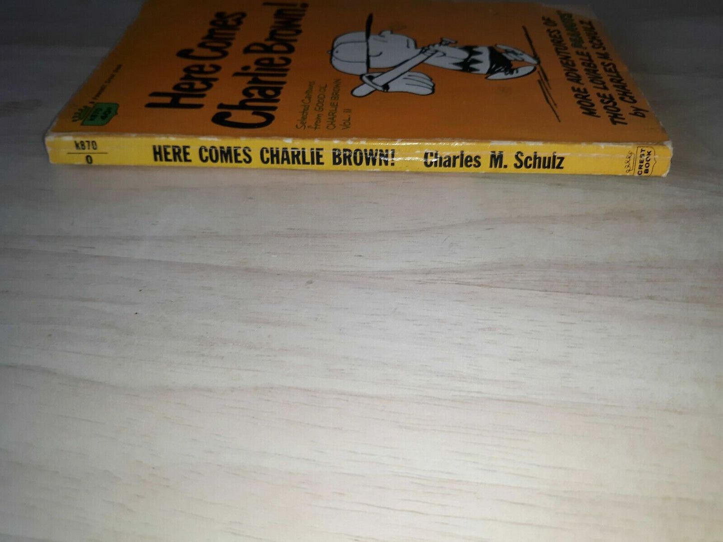 1966 Here Comes Charlie Brown by Charles Schulz Fawcett Crest Book