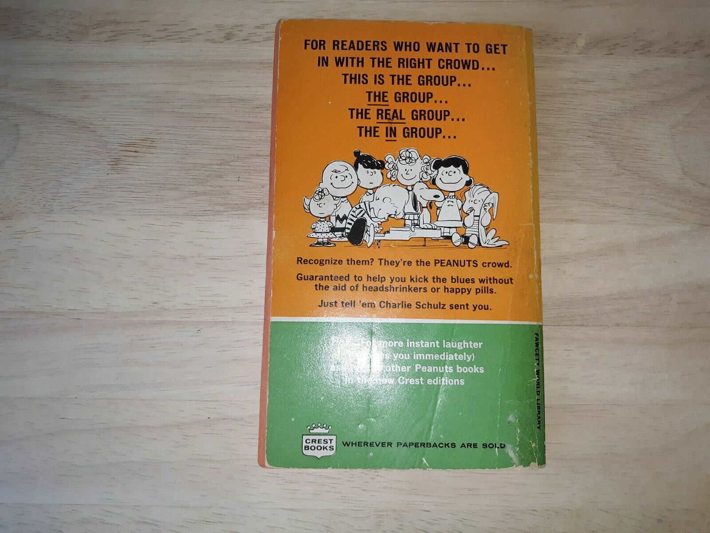 1966 Here Comes Charlie Brown by Charles Schulz Fawcett Crest Book